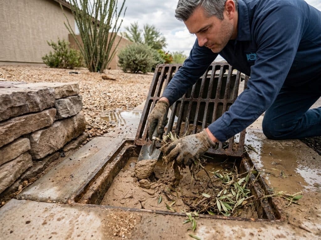Managing Desert Silt & Flash Flood Debris