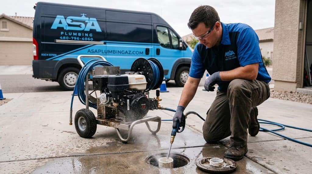Hydro Jetting From ASA Plumbing AZ Hydro Jetting From ASA Plumbing AZ